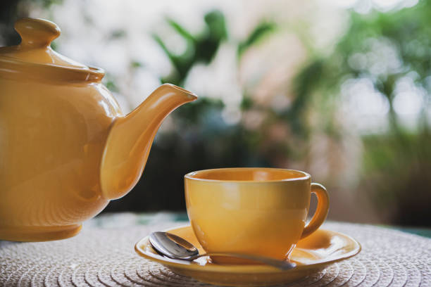 Tea as most common hot drink for enjoying. Preparation and enjoying hot tea