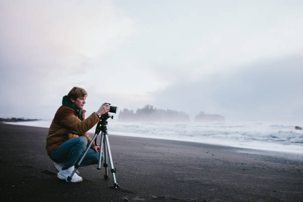 istock Photographer Exploring Olympic Peninsula Coastline 1299156286