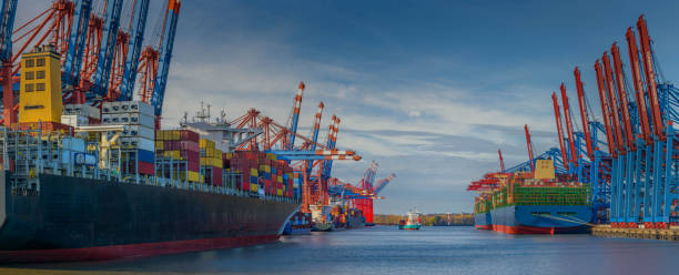 zobacz hamburg, północne niemcy, europa. - melbourne commercial dock harbor australia zdjęcia i obrazy z banku zdjęć
