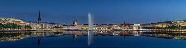 istock View on Hamburg, Northern Germany, Europe. 1299163018