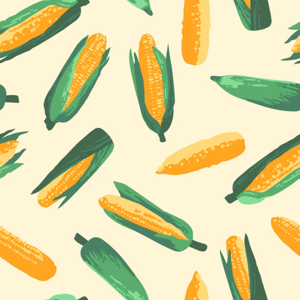 Sweetcorn Pattern 1,000+ Sweetcorn Cartoon Stock Illustrations, Royalty-Free Vector ...