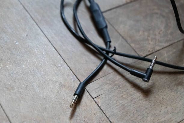 istock Close up of jack wire on a wood background. 1299170006
