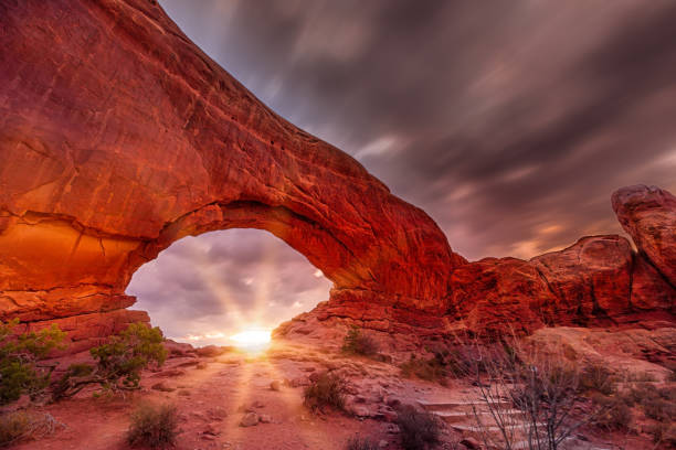 istock North window arch in the Arches National Park 1299179155