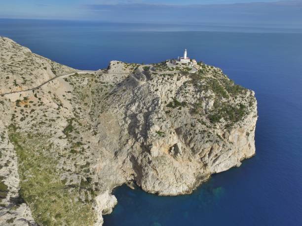 istock Air view lighthouse of Formentor, Mallorca, Spain 1299180070
