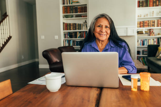 istock Senior Woman on Telemedicine Visit 1299187604