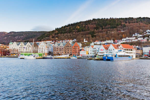 istock view of bryggen in bergen, norway 1299190370