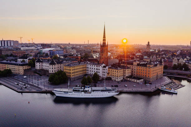 istock Aerial view of Stockholm 1299192267