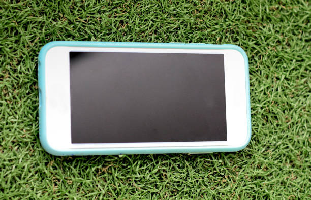 istock Master The Art Of Mobile Phone Grass Green 1299195156