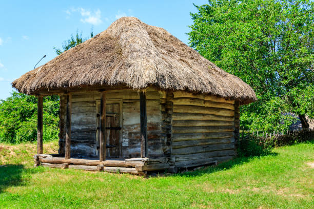 istock Old barn in the ukrainian village 1299210516