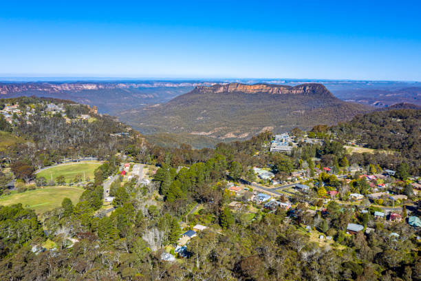 istock Aerial view of Katoomba 1299210650