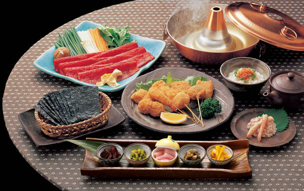 istock Shabu-shabu and Japanese food 1299228190