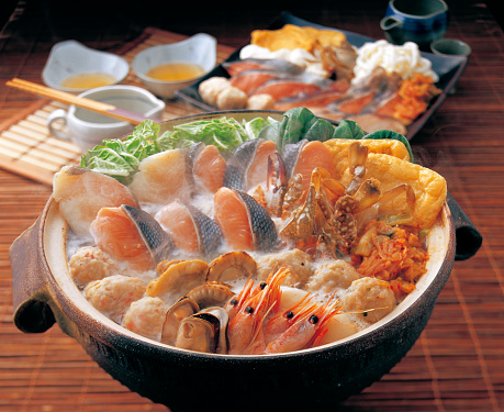 There are various hot pot dishes in Japan depending on the food, season, and region.