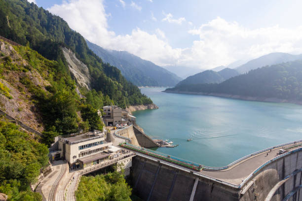 istock Kurobe Dam in Tateyama Kurobe Alpine Route, Japan 1299229502
