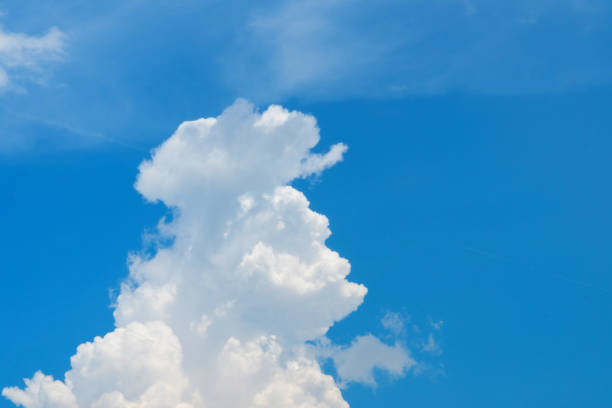 istock Beautiful blue sky with cloudy. Color sky is clear with white clouds on natural background. 1299236477