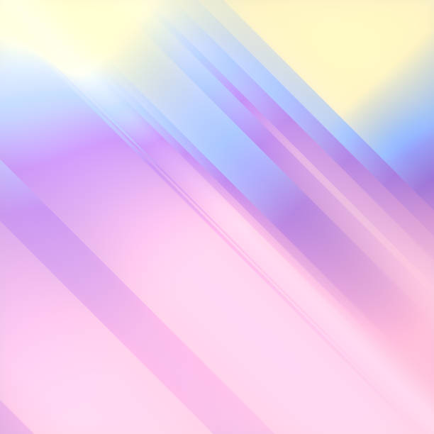 istock Colorful geometric background with wavy rainbow gradient. Abstract decorative print. 3d rendering digital illustration 1299243184