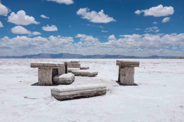 Salt flats in Argentina, Salar de Salinas Grandes, Salta