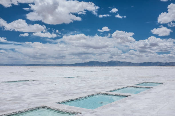 istock Salt flats in Argentina, Salar de Salinas Grandes, Salta 1299244745
