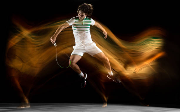 Young Caucasian Male Tennis Player