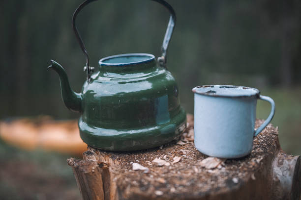 istock Vintage Boho Style Teapot And A Mug 1299252165