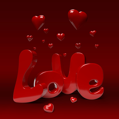 red love word