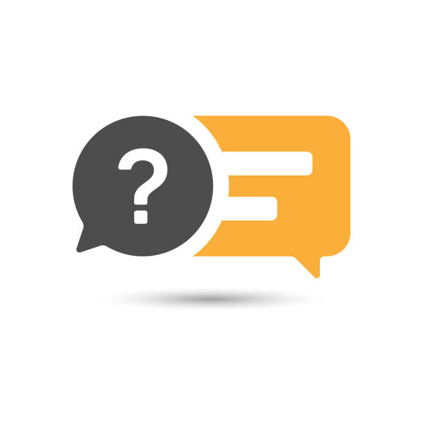 Feedback and Question - Answer Speech Bubbles Icon Vector Design. Scalable to any size. Vector Illustration EPS 10 File. q and a stock illustrations