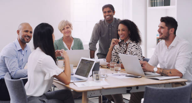 istock Reaching quarterly targets is a breeze for their team 1299265622