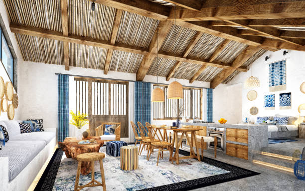 istock 3D Render of Living room 1299268040
