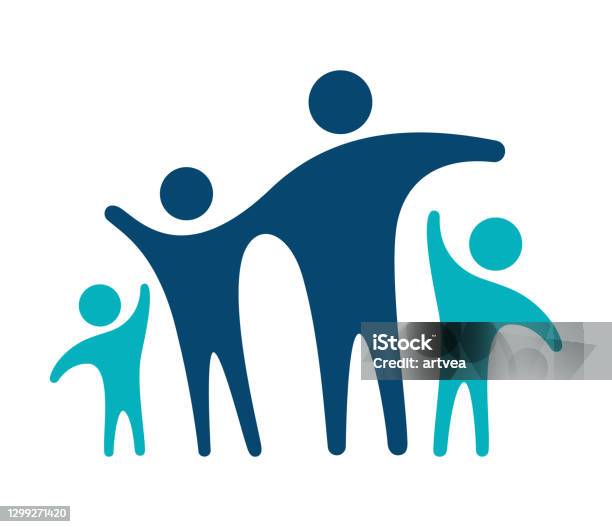 Family Design Element Stock Illustration - Download Image Now - Family, Icon, People