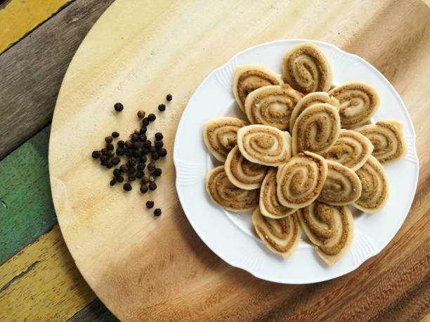 istock Black Pepper Pinwheel Cookies 1299274669