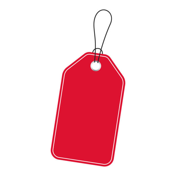 istock Sale tags and labels, template shopping labels. Blank, discount and price tags on paper. Special offer. Vintage. Vector illustration. 1299279547