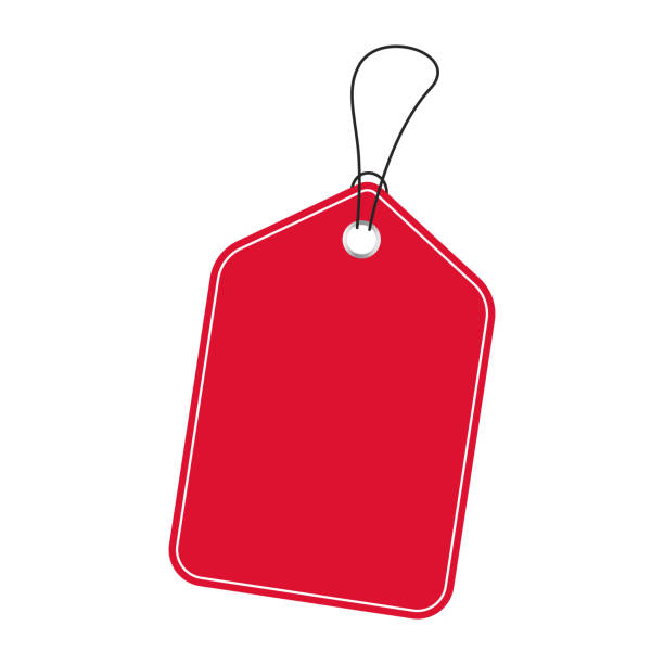 istock Sale tags and labels, template shopping labels. Blank, discount and price tags on paper. Special offer. Vintage. Vector illustration. 1299279551