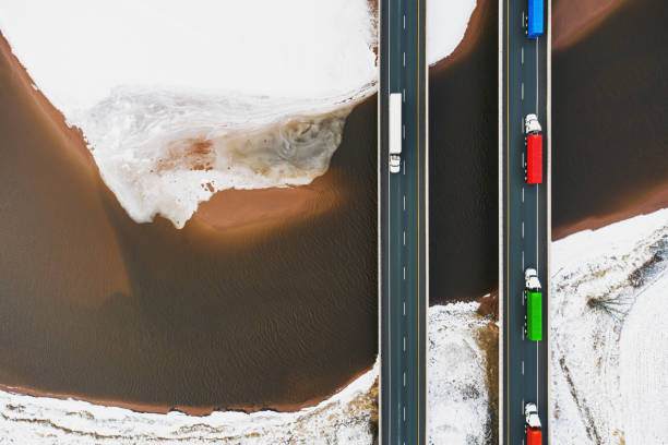 istock Trucking In Winter 1299282796