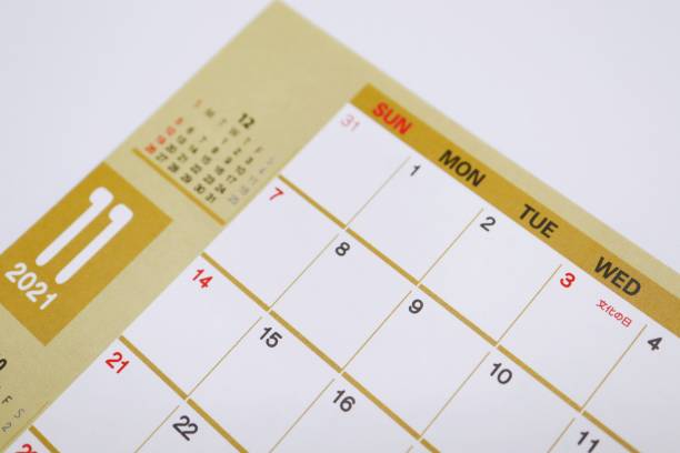 istock Calendar for November 2021. Culture Day. 1299286421