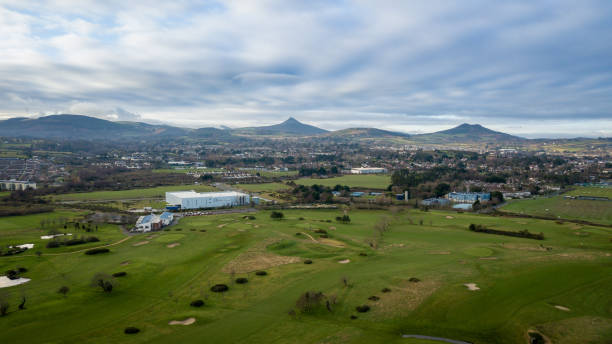 istock Aerial View of Golf Course, Greystones and Wicklow Mountains 1299288178