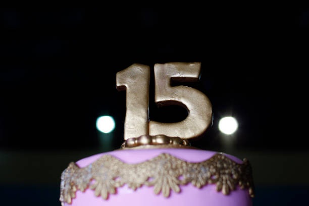 istock Party Cake, 15th Birthday Cake, Fifteen Years 1299292861