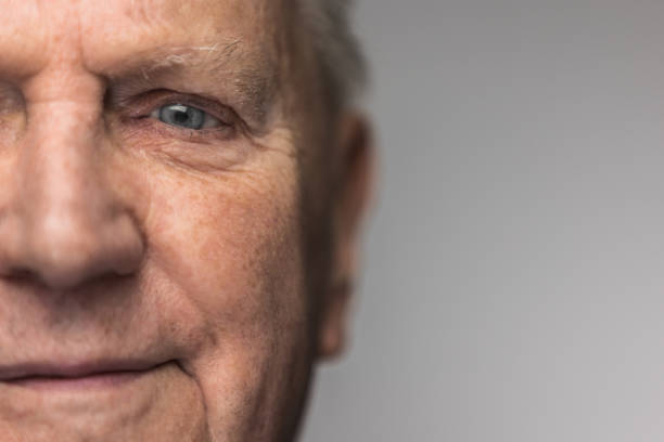 istock Portrait of over 80 year old man 1299298119