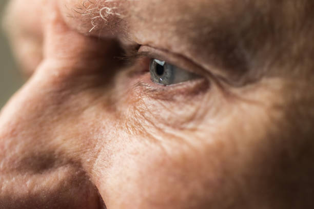 istock Portrait of over 80 year old man 1299298135