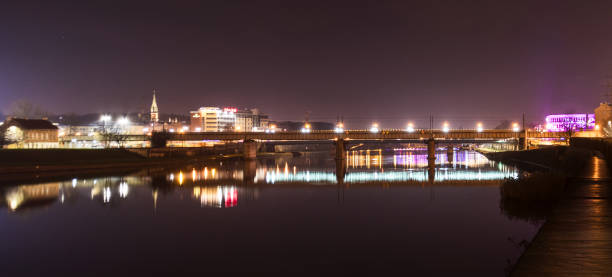 istock the illuminated bridge over the Vistula River in Krakow 1299301920