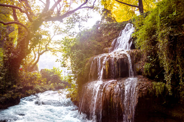istock Duden waterfall park in Antalya Turkey 1299305249
