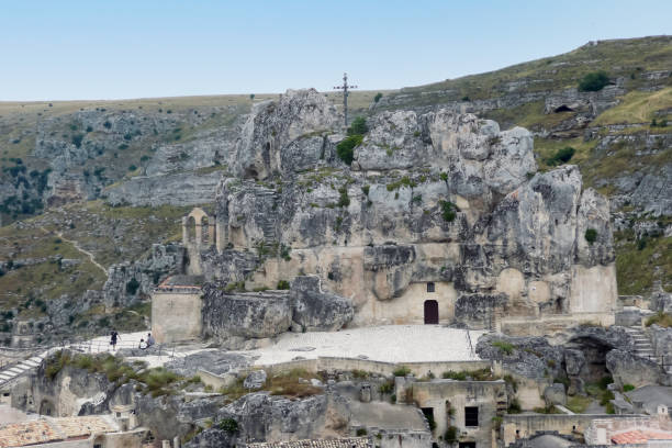 istock Beautiful rock church in Matera 1299306283