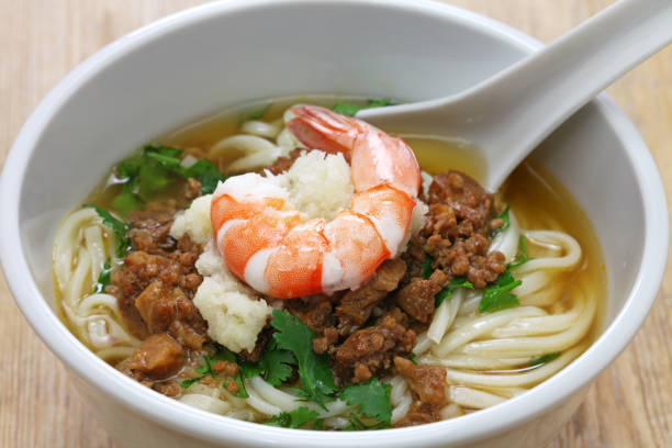 自家製台湾の丹西麺スープ - 台南 ストックフォトと画像