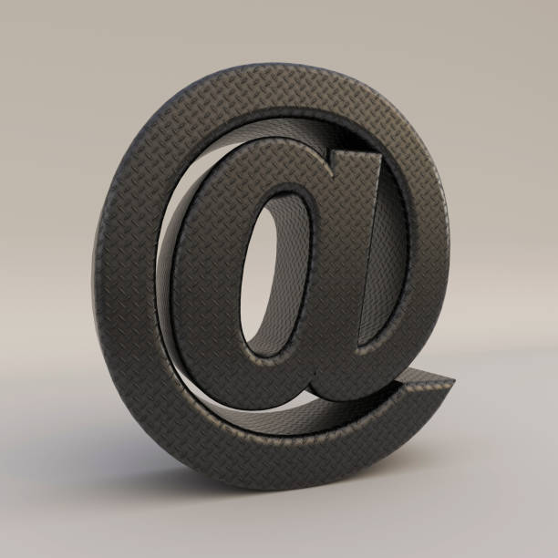 istock E-mail 3d metal symbol isolated on white, 3d render illustration 1299308894