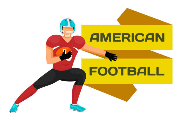 istock Goalkeeper Stand with Ball, American Football 1299311904
