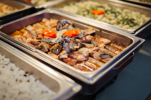istock Food at a wedding 1299313567