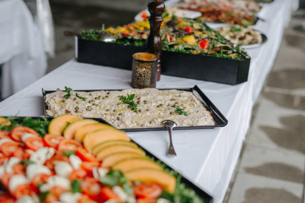 istock Food at a wedding 1299313570
