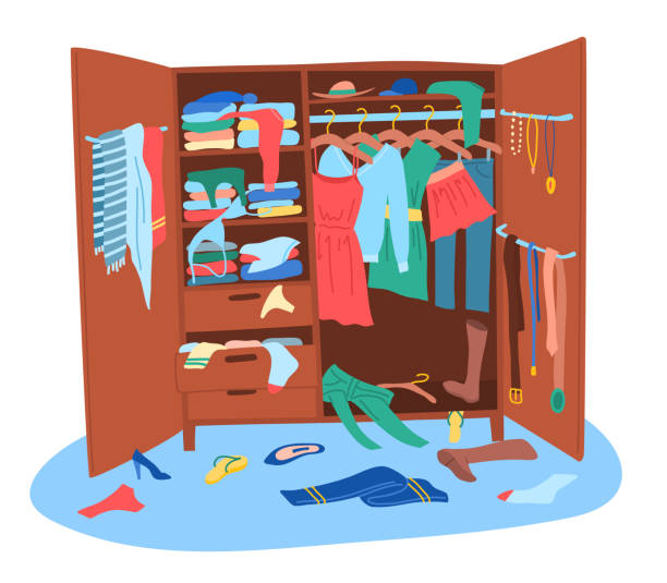 480+ Messy Closet Stock Illustrations, Royalty-Free Vector Graphics ...