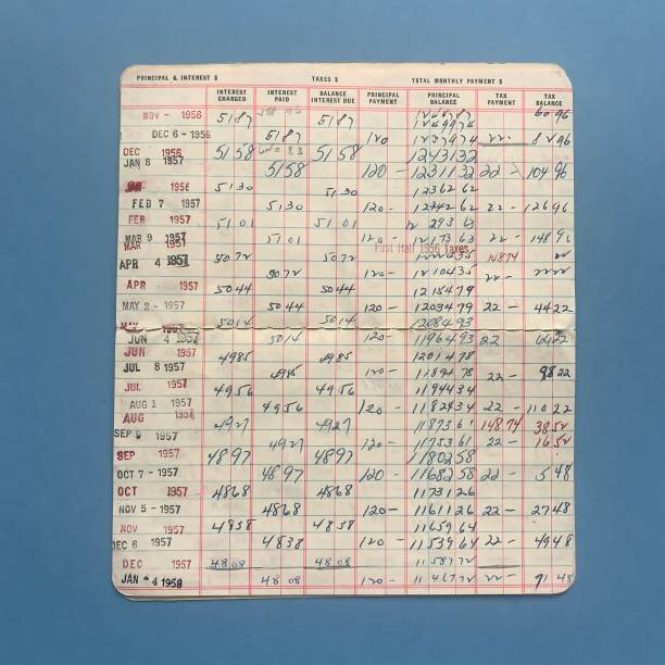 istock Bank Book from 1950s 1299316724