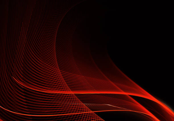 istock Abstract color dynamic background with lighting effect. Fractal wavy. Fractal art 1299317597