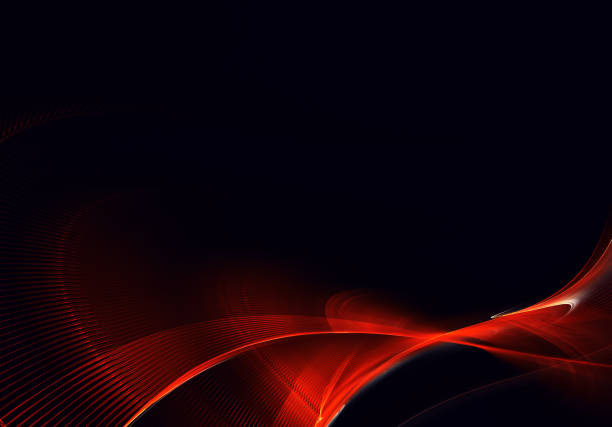 istock Abstract color dynamic background with lighting effect. Fractal wavy. Fractal art 1299317604
