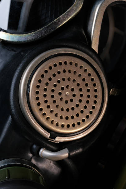 istock Old military officer's gas mask 1299322377
